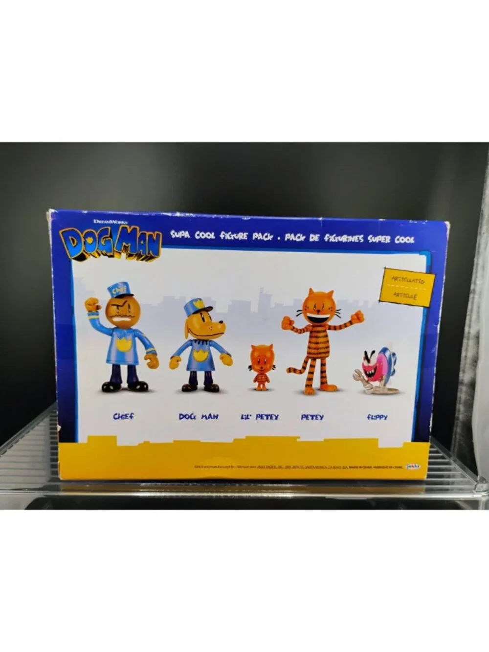 DreamWorks Dog Man Supa Cool Articulated Figure Pack
